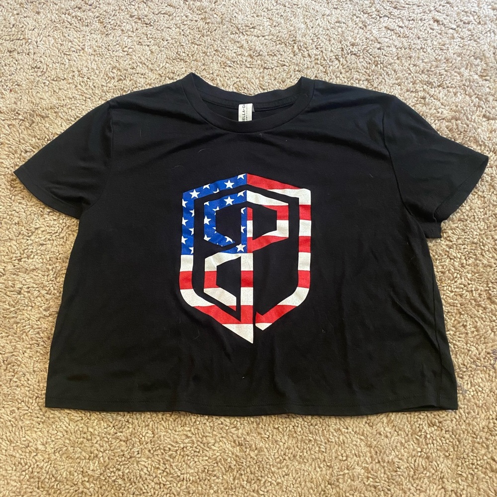 Black Graphic Women's Top